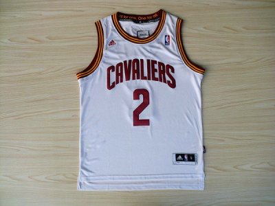 Maillot De Basket Cleveland Cavaliers Kyrie Irving 2 Tissus Sportif Fans Edition Blanc